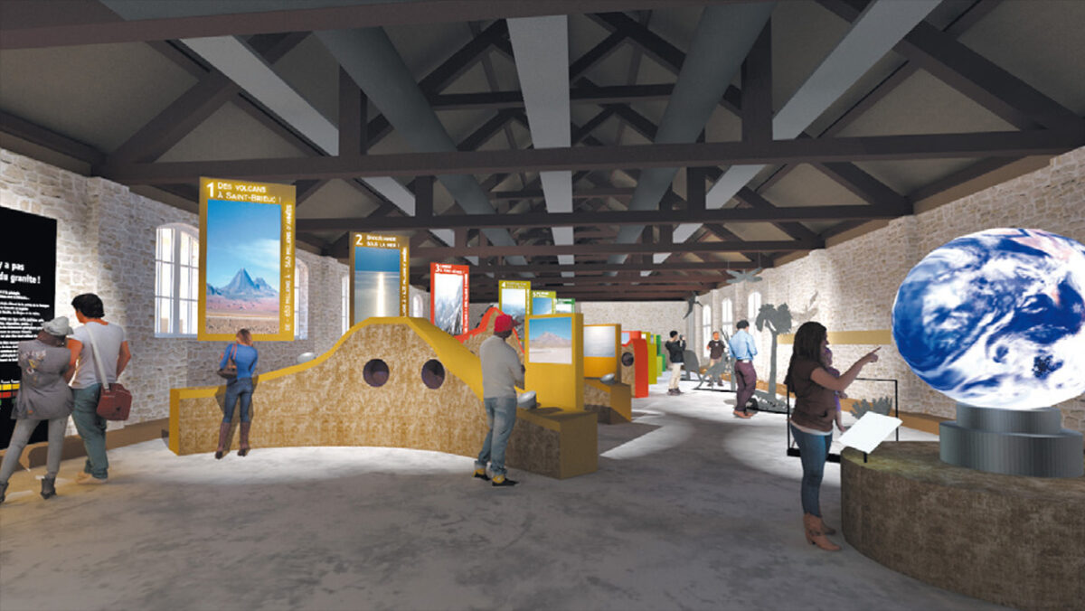 Espace des sciences Morlaix, Roches armoricaines